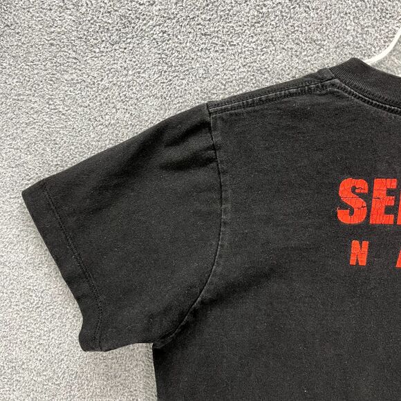 Vintage Sepultura Heavy metal T Shirt Mens Small Black Nation Metal band cotton - Picture 12 of 14